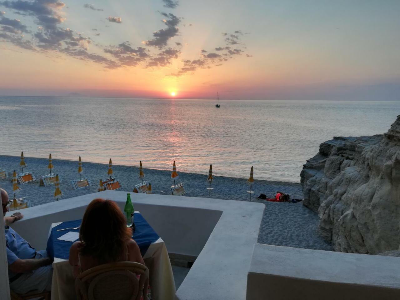 Le Roccette Mare Beach Hotel & Restaurant Tropea Kültér fotó